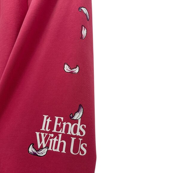 Colleen Hoover It Ends With Us Womens S/M Sweatpants Mayfair Group Pink - Picture 4 of 11